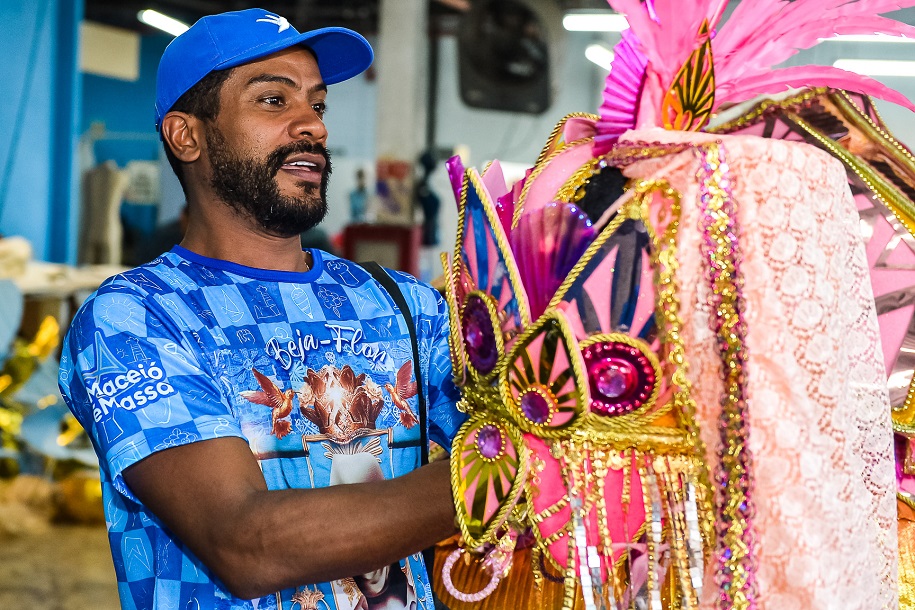 Ator Samuel Assis representará Rás Gonguila no desfile da Beija-Flor