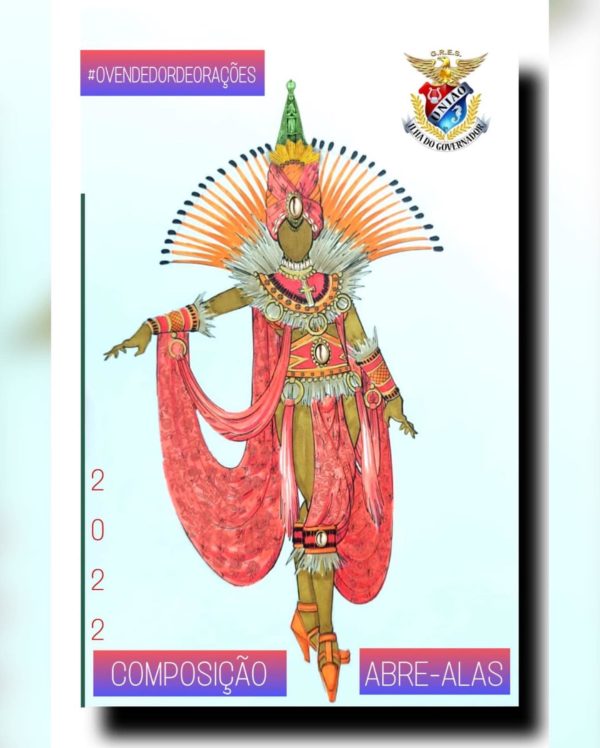 União da Ilha mostra figurinos de composição alegórica