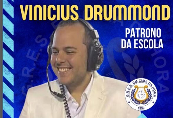 Em Cima da Hora anuncia Vinicius Drumond como novo patrono
