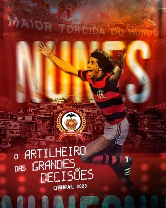Ex-centroavante Nunes será enredo no Carnaval 2023
