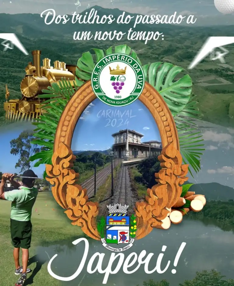 Império da Uva exaltará Japeri no Carnaval 2024