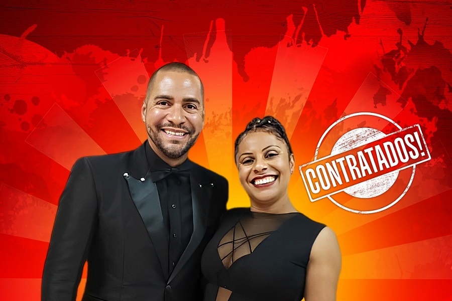 Fabrício Pires e Giovanna Justo formarão o primeiro casal da União de Maricá