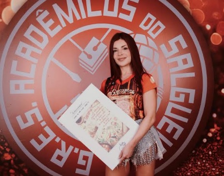 Gkay ganha fantasia para o Carnaval 2026 do Salgueiro