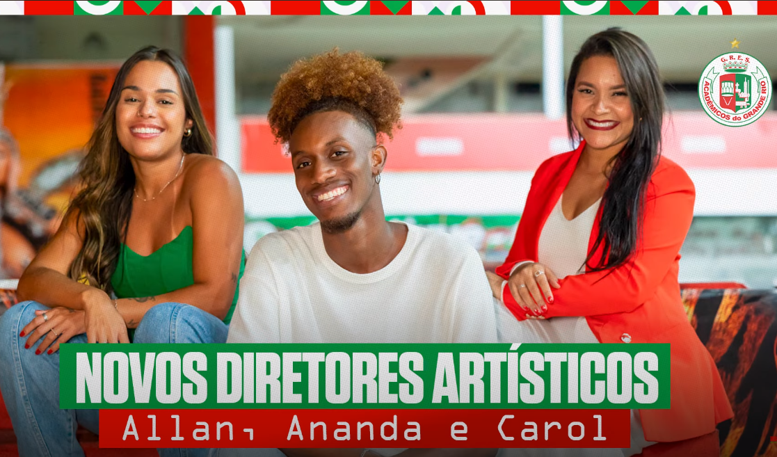 Crias da Grande Rio assumem a direção artística da escola
