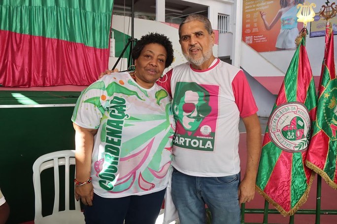 Guanayra Firmino toma posse na presidência da Mangueira