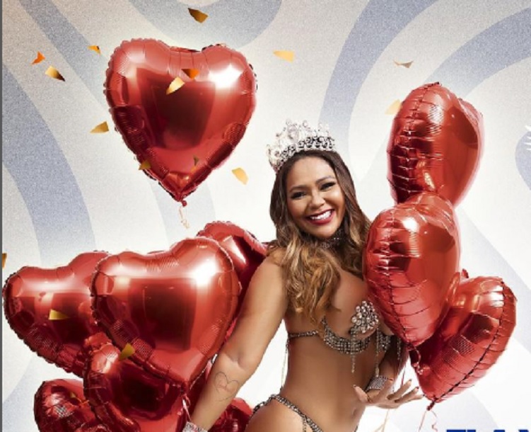 Inocentes de Belford Roxo anuncia Darlin Ferrattry como rainha de bateria