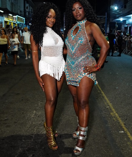 Mãe da rainha de bateria da Beija-Flor vira destaque de chão