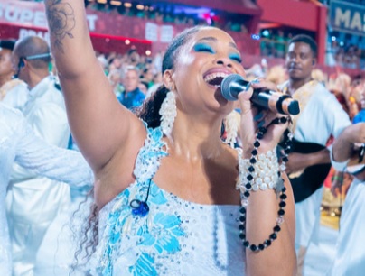 Mulher no samba faz história! Jéssica Martin da Beija-Flor ganha Prêmio Dandara