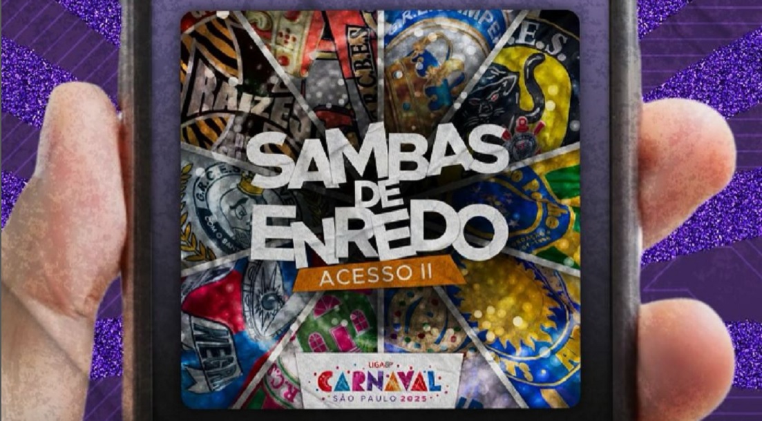 Ouça já! Sambas do Carnaval 2025 SP!