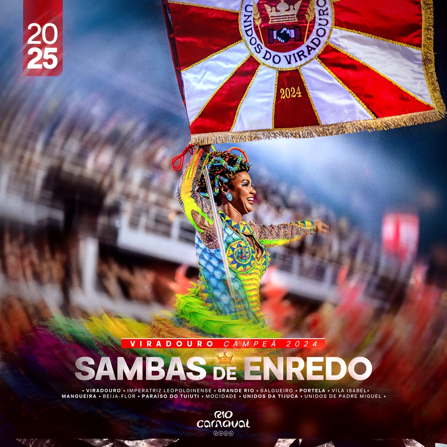 Ouça já! Sambas-enredo 2025 do Grupo Especial