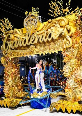 Tradição: Gardênia Cavalcanti brilha em desfile alegre e supera perrengues!