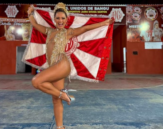 Unidos de Bangu anuncia Crislin Andrade como nova musa do Carnaval 2027