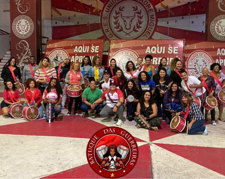 Unidos de Padre Miguel monta primeira bateria exclusivamente feminina do Rio de Janeiro