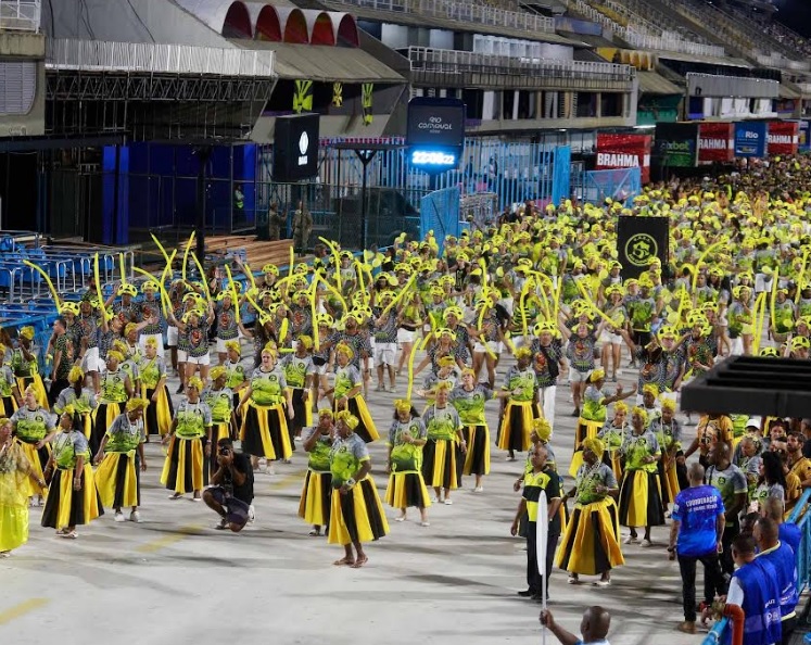 Carnaval 2025: Escolas da Série Ouro ensaiam na Sapucaí